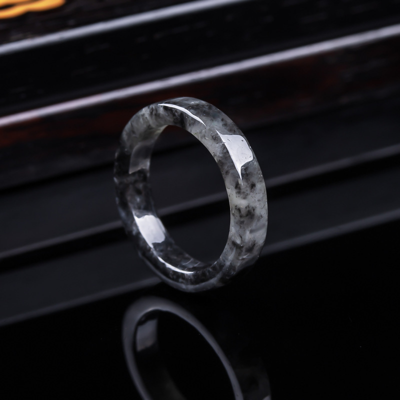 Jewelry & Watches Ltd - Doğal A sınıfı Burma siyah yeşim
