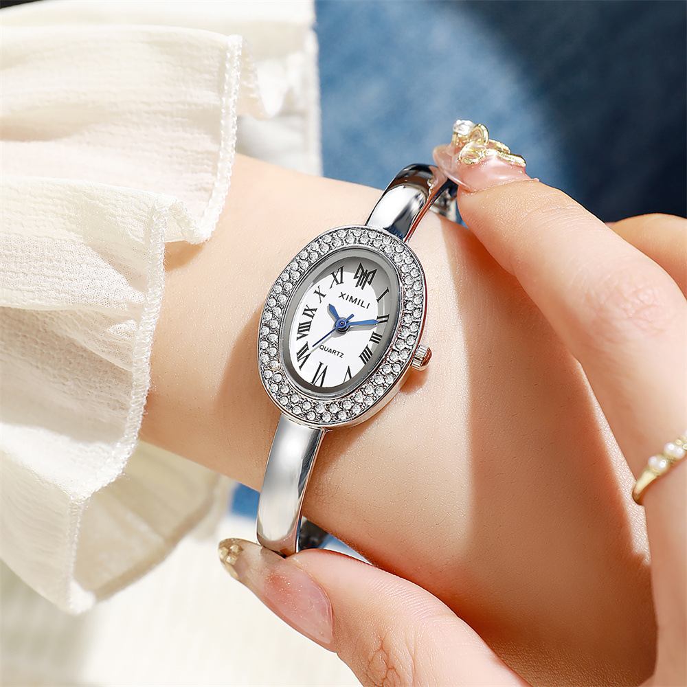 Yeni Oval Kadın Bileklik Saati - Jewelry Diamond Watches incelemesi ve fiyatı