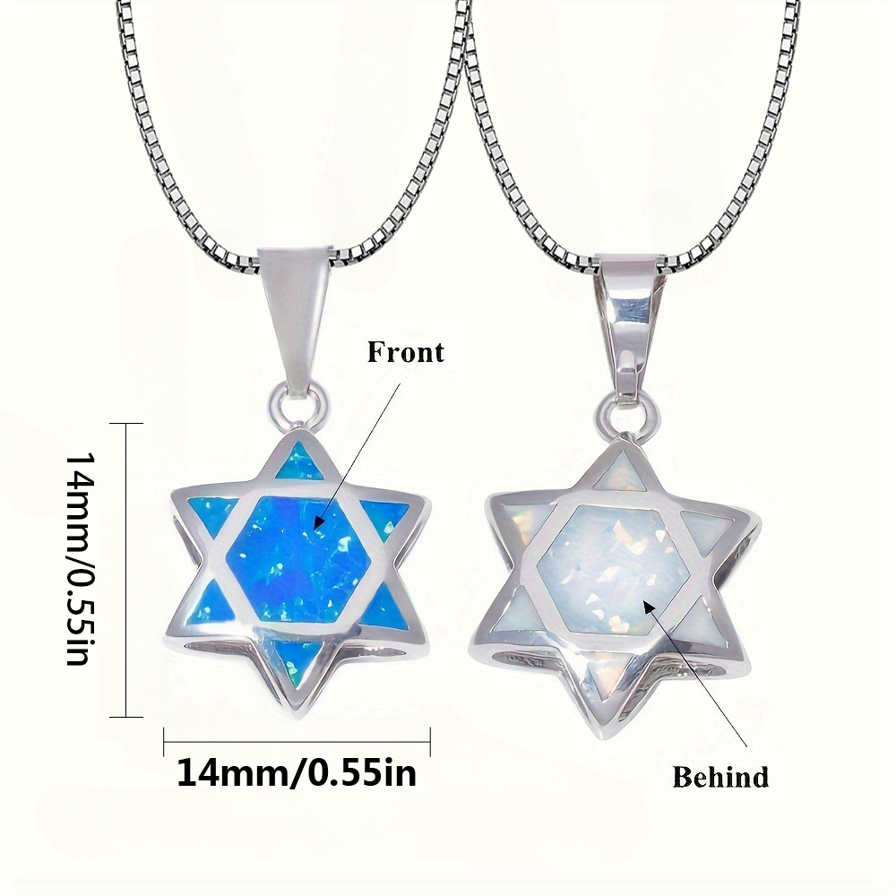 Davut Yıldızı Opal Kolye Ucu T - Jewelry & Watches Ltd incelemesi ve fiyatı