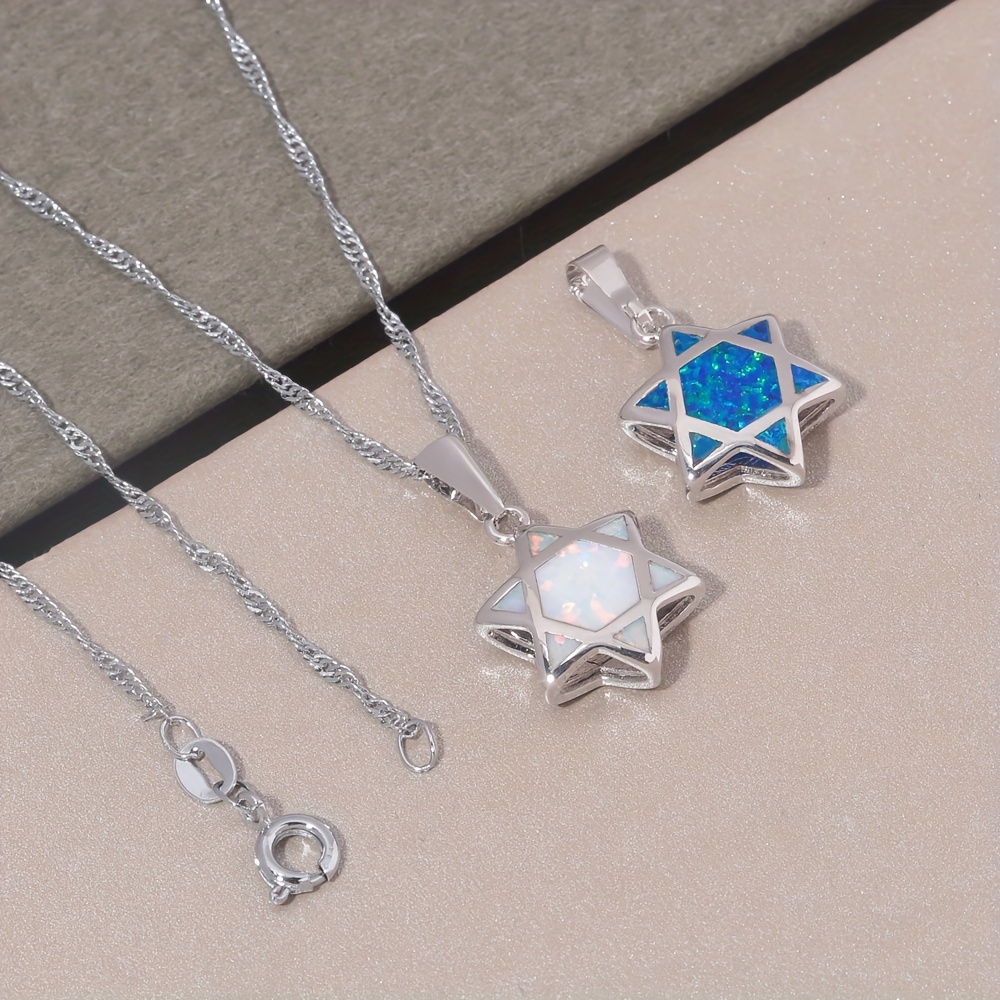 Davut Yıldızı Opal Kolye Ucu T - Jewelry & Watches Ltd incelemesi ve fiyatı